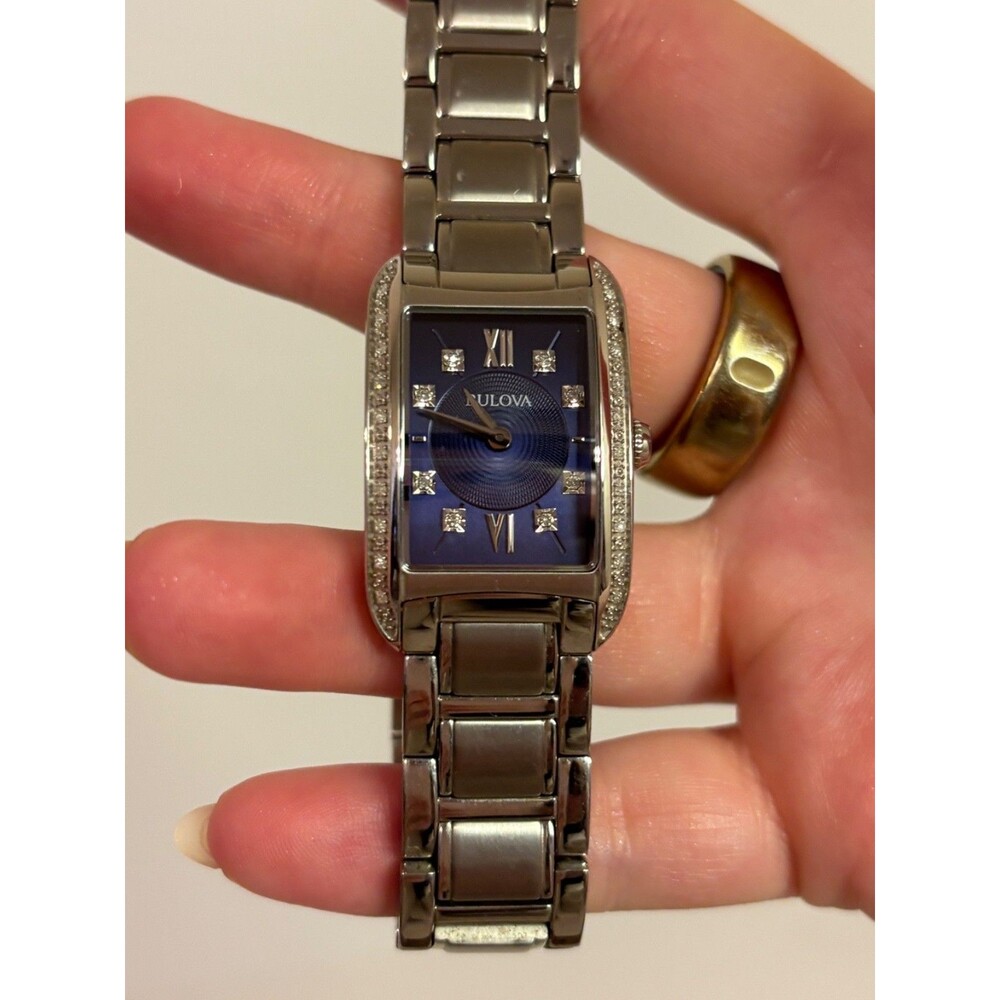 Bulova 96R211 Women's Diamond Blue Quartz Watch